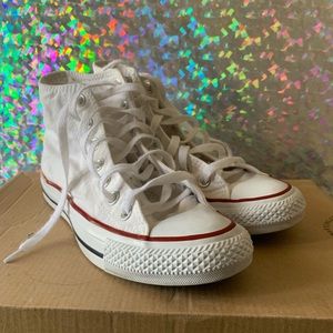 White Converse High Top Sneaker